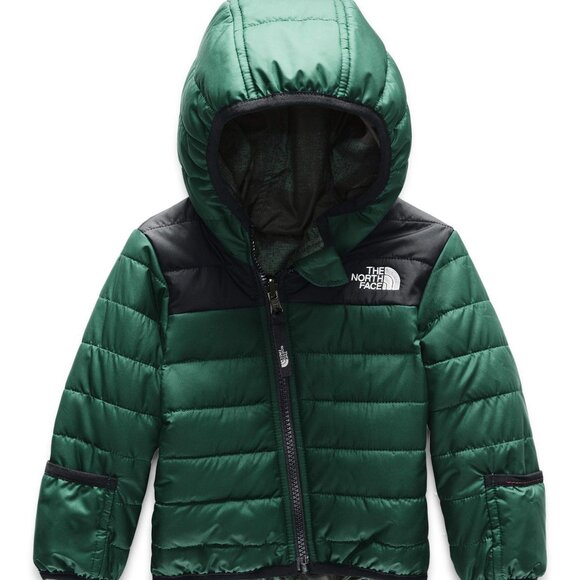 The North Face Infant Reversible Perrito Jacket, Night Green, 12-18 Months - NEW - Picture 1 of 2